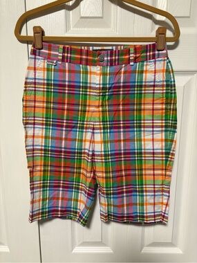 Ralph Lauren Multi-Color Plaid Bermuda Shorts - waist 29”